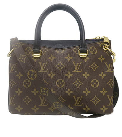 Pallas BB, &pound;1,400, Handbags, Black/Brown, Coated Canvas, Front view